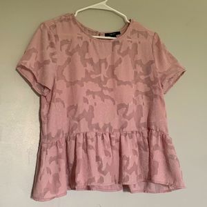 Laced Pink Top!